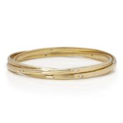 Cartier 18k Yellow Gold Vintage Diamond Constellation Trinity Bangle