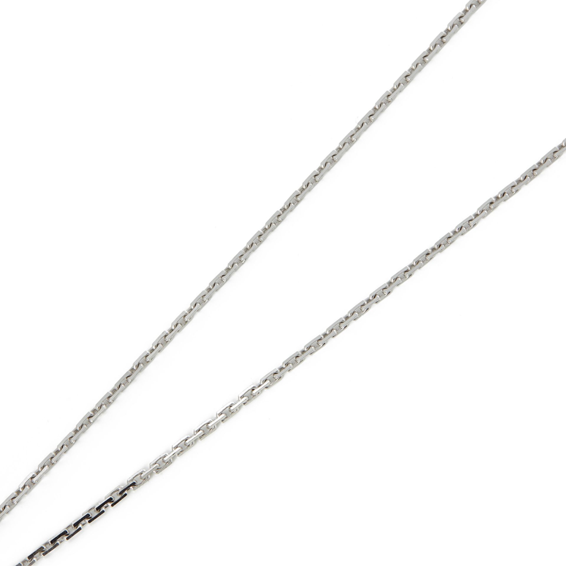 Cartier 18k White Gold Diamond Love Pendant Necklace - Image 6 of 6