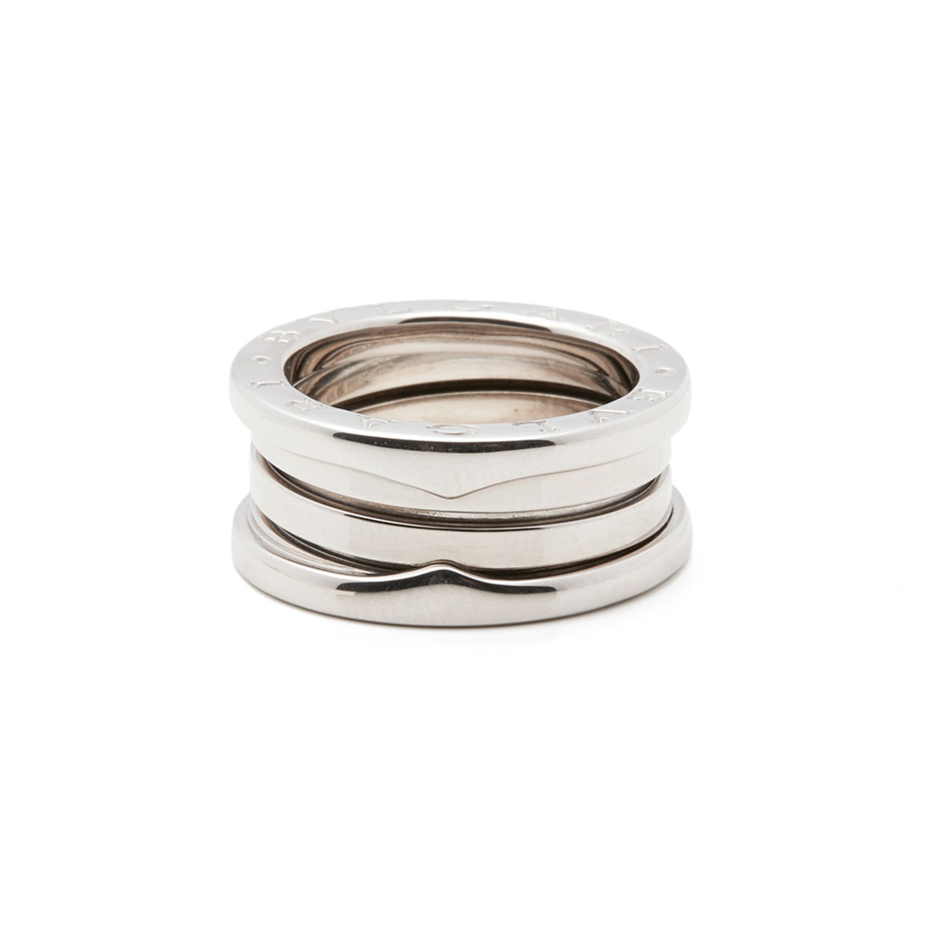 Bulgari 18k White Gold B.Zero 1 Band Ring - Image 7 of 7