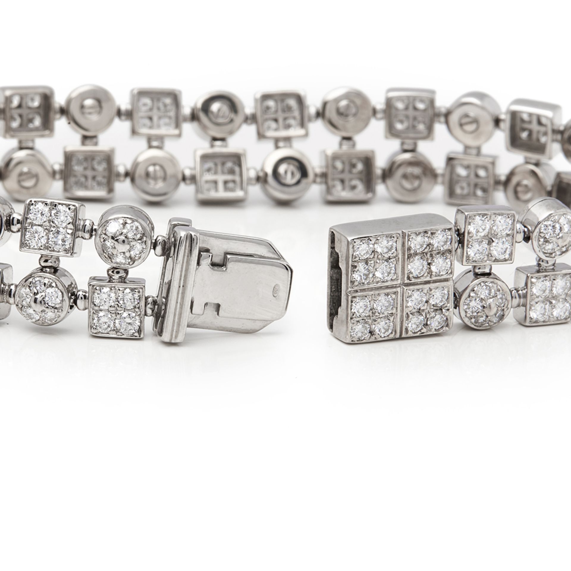 Bulgari 18k White Gold Diamond Lucéa Bracelet - Image 6 of 8