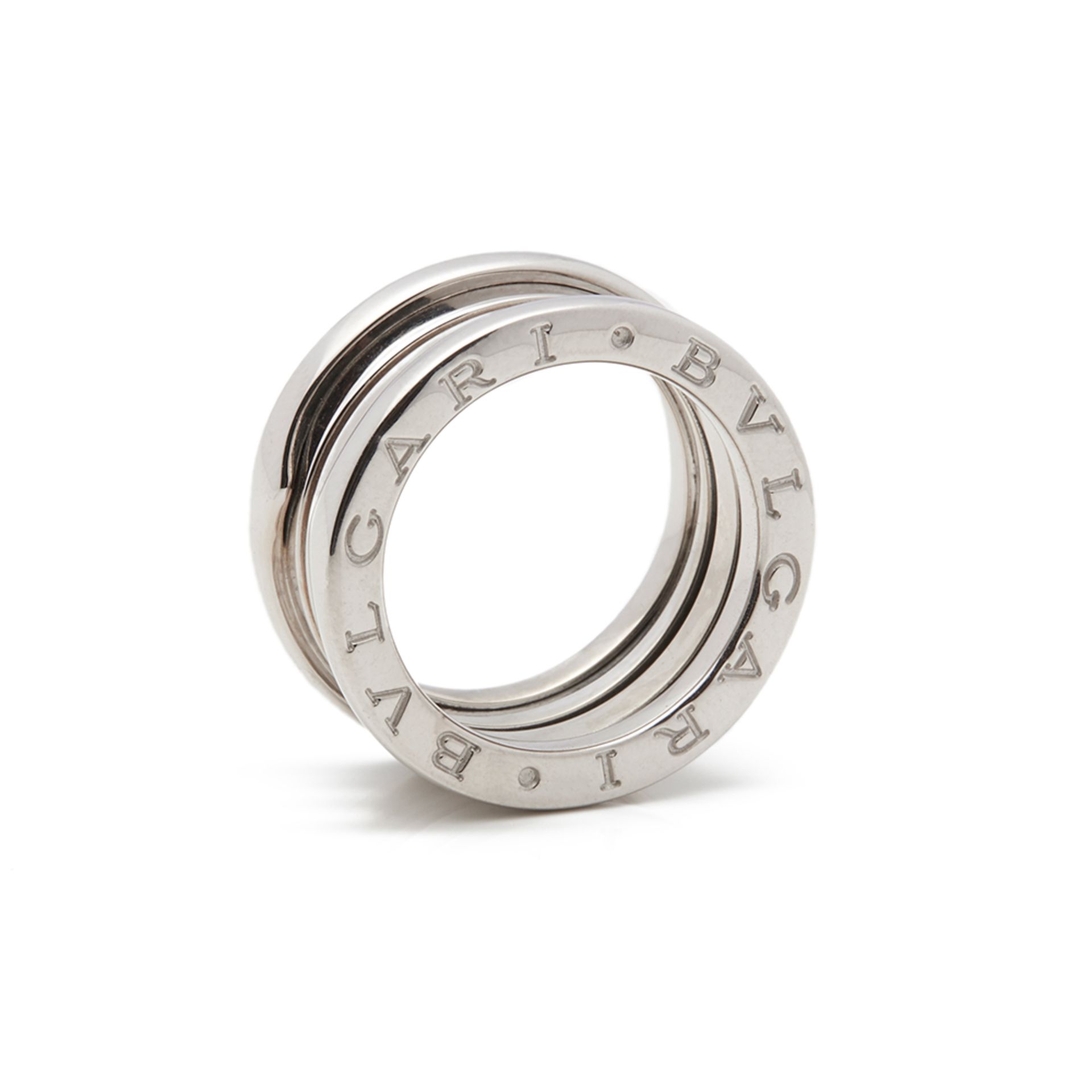 Bulgari 18k White Gold B.Zero 1 Band Ring - Image 4 of 7