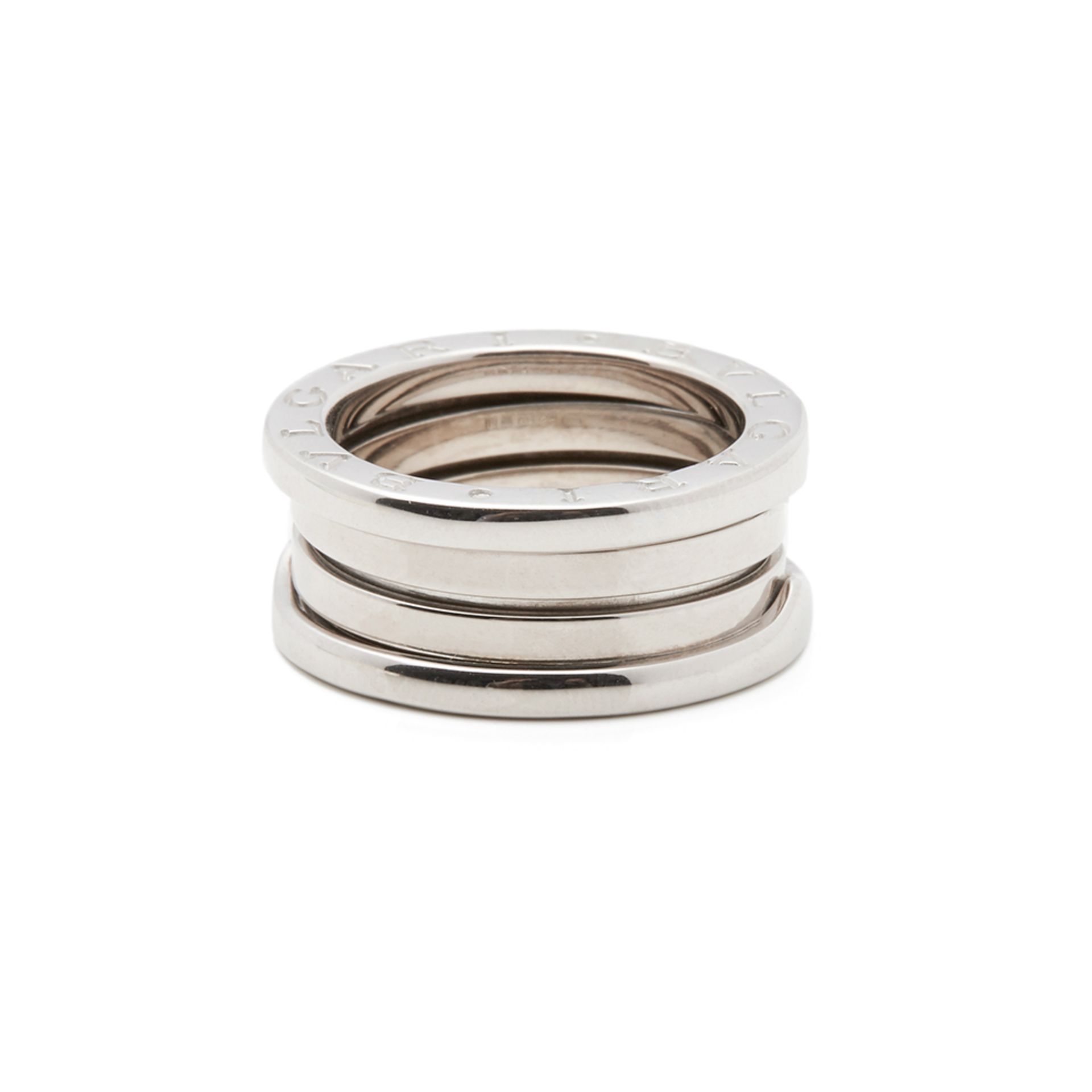 Bulgari 18k White Gold B.Zero 1 Band Ring - Image 5 of 7