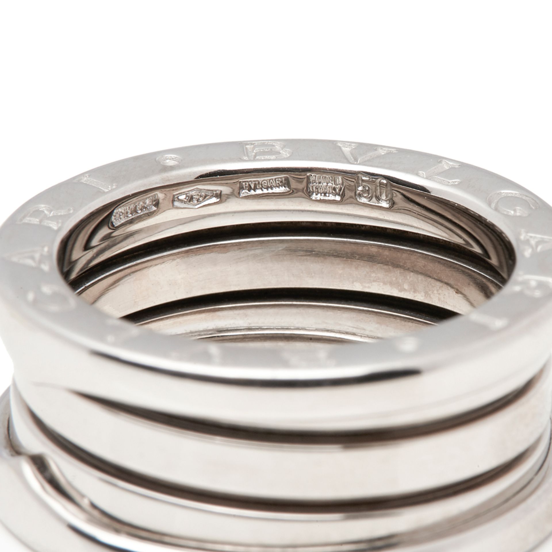 Bulgari 18k White Gold B.Zero 1 Band Ring - Image 2 of 7