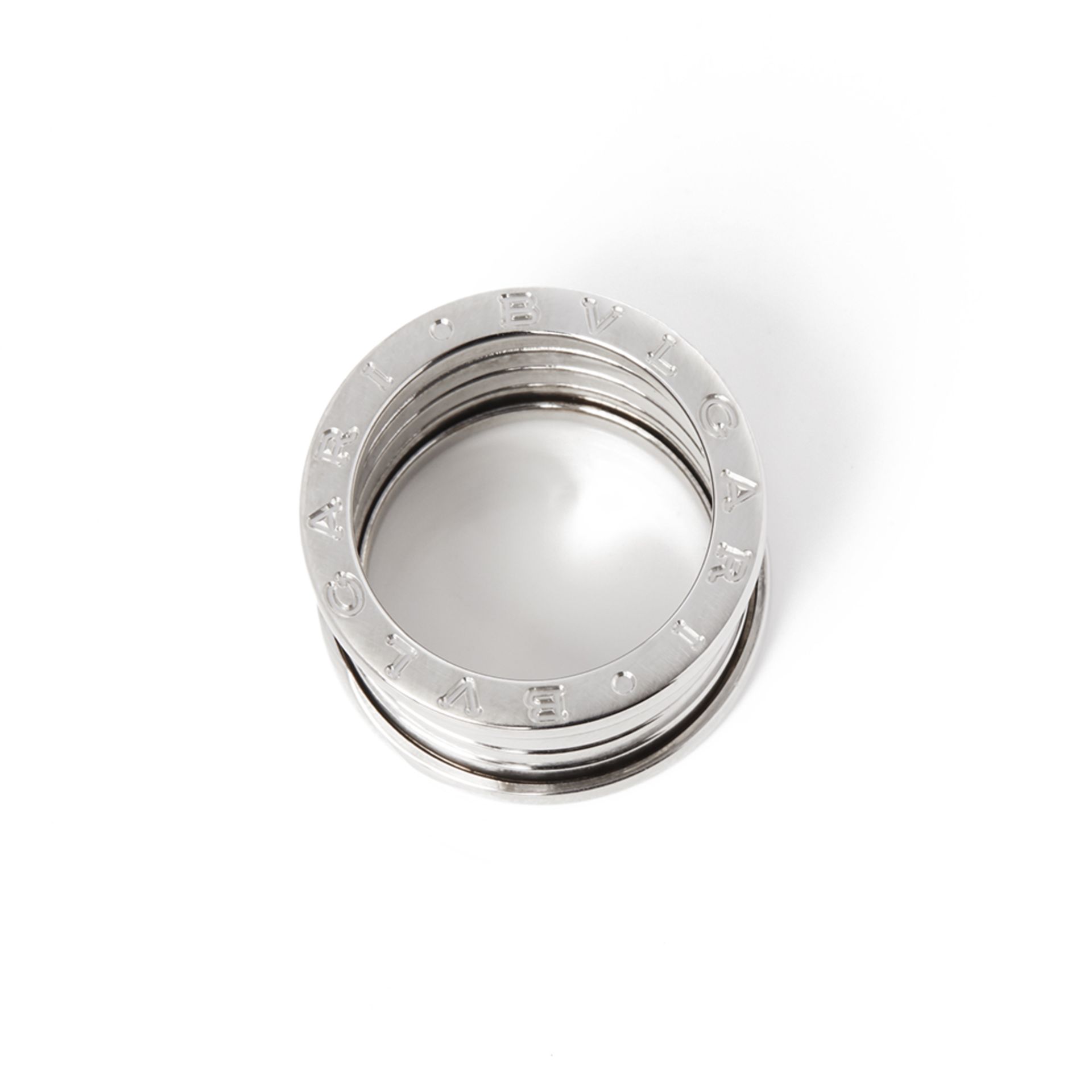 Bulgari 18k White Gold B.Zero 1 Band Ring - Image 3 of 6