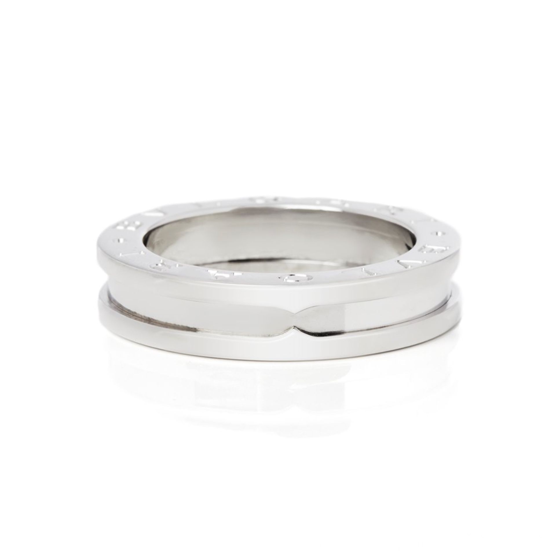 Bulgari 18k White Gold B.Zero 1 Band Ring - Image 3 of 7