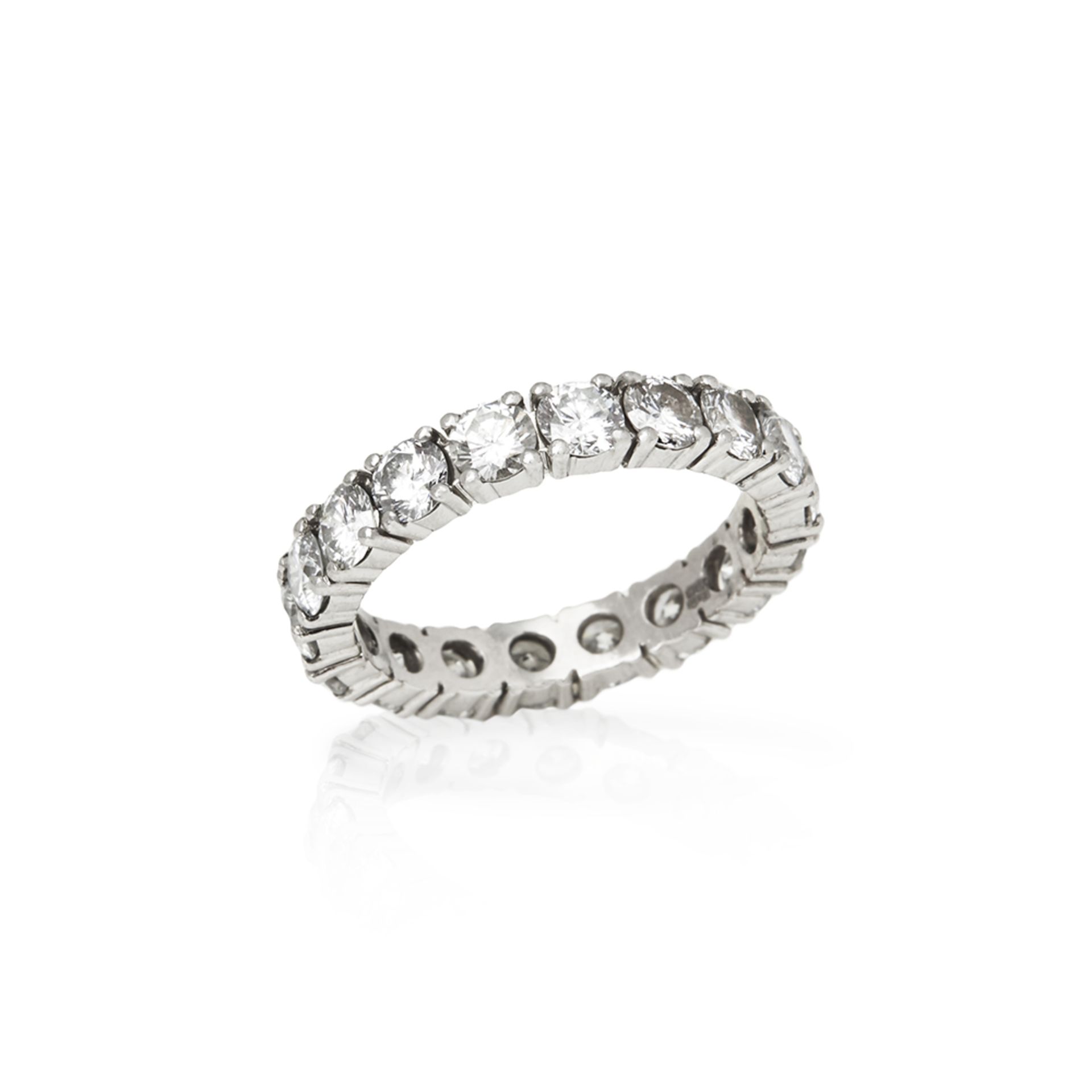 Platinum Full Round Brilliant Cut Diamond Eternity Ring