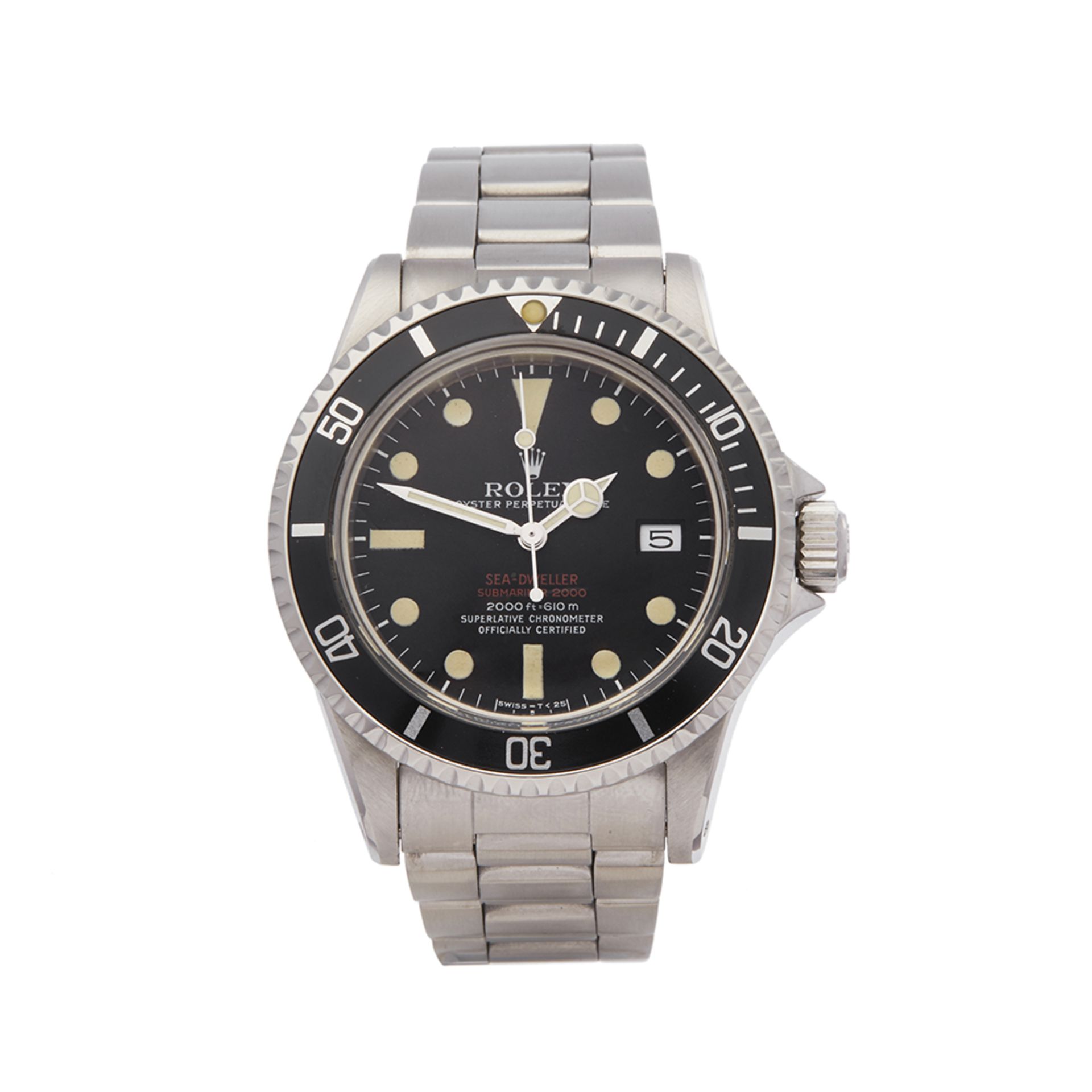 1973 Rolex Sea-Dweller Double Red Stainless Steel - 1665