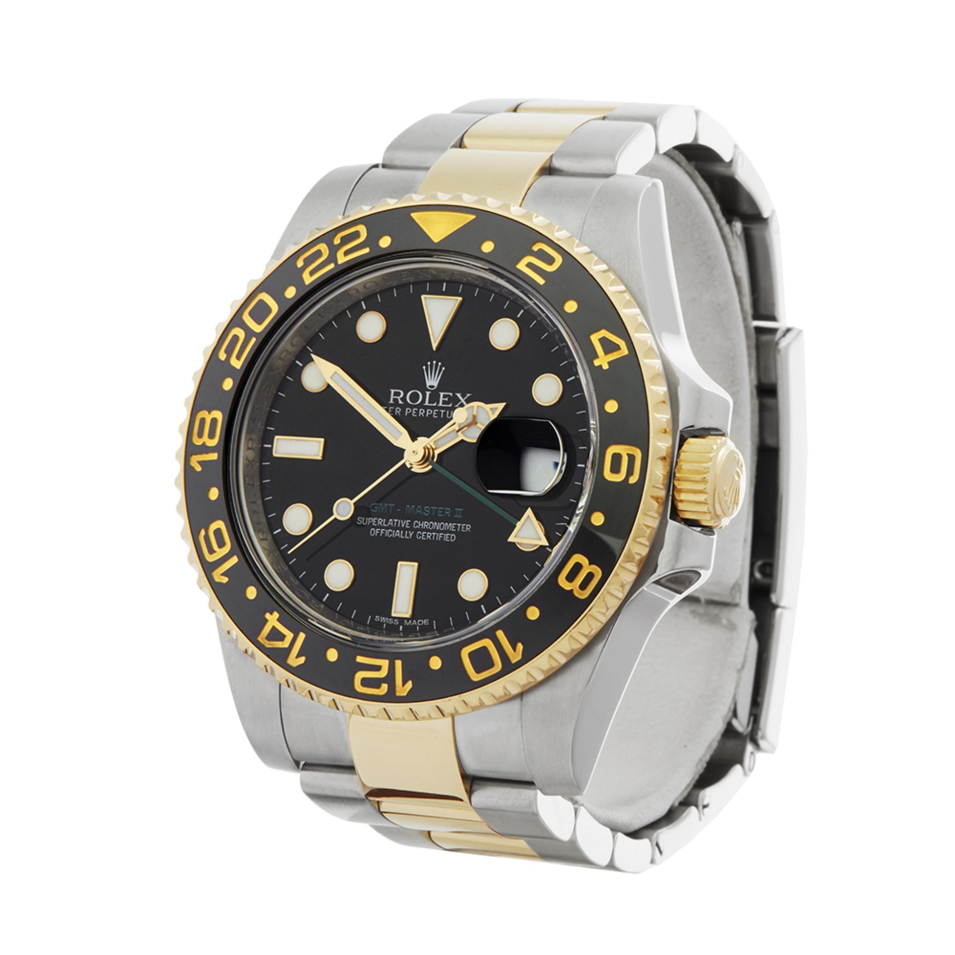 2013 Rolex GMT-Master II Stainless Steel & 18K Yellow Gold - 116713 - Image 8 of 8