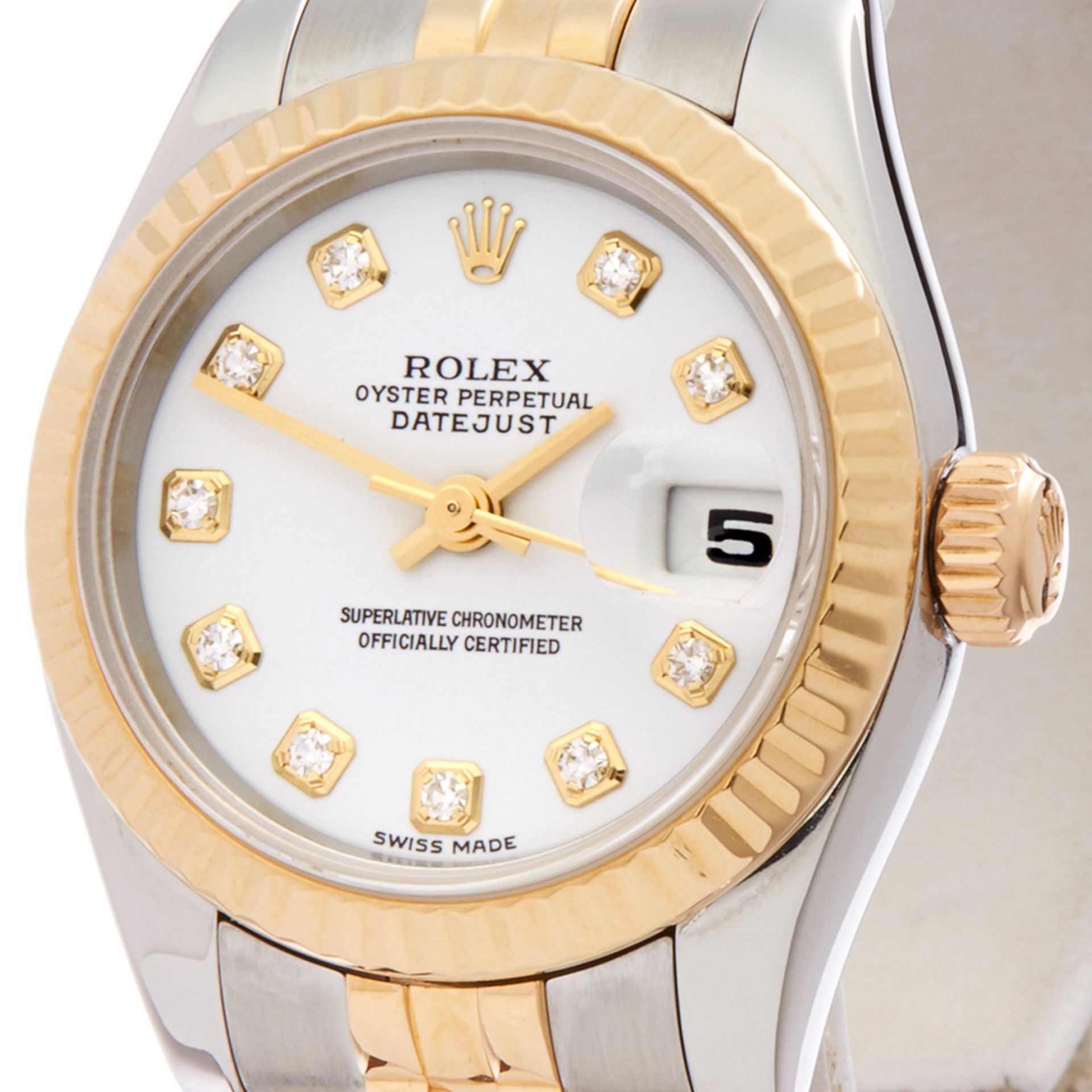 2005 Rolex Datejust 26 Stainless Steel & 18K Yellow Gold - 179173 - Image 6 of 7