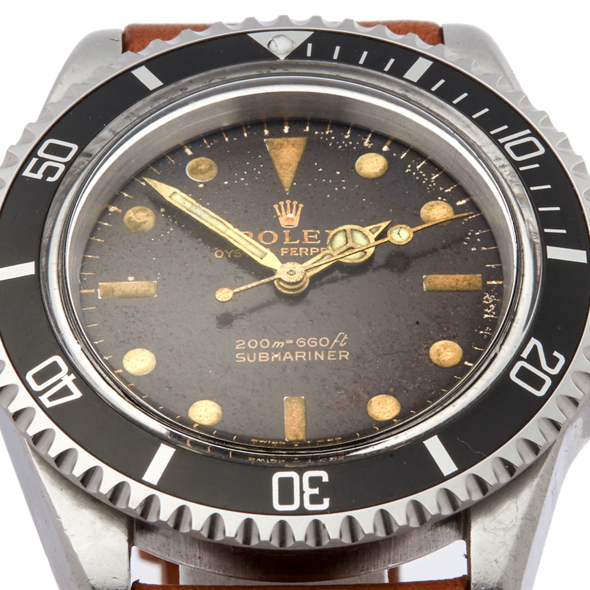 1964 Rolex Submariner Tropical Dial Stainless Steel - 5513 - Image 9 of 10