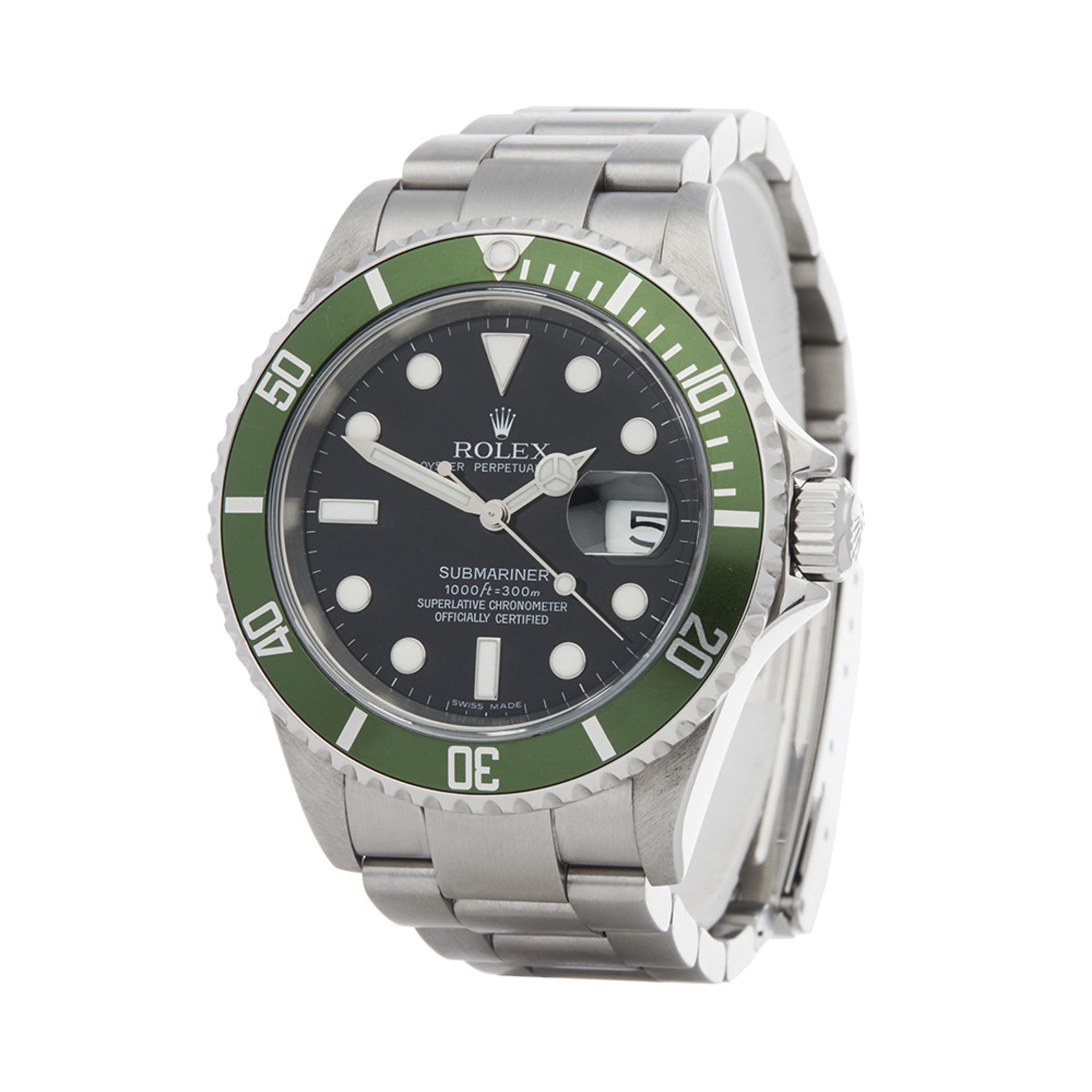 2006 Rolex Submariner Kermit Stainless Steel - 16610LV - Image 7 of 8