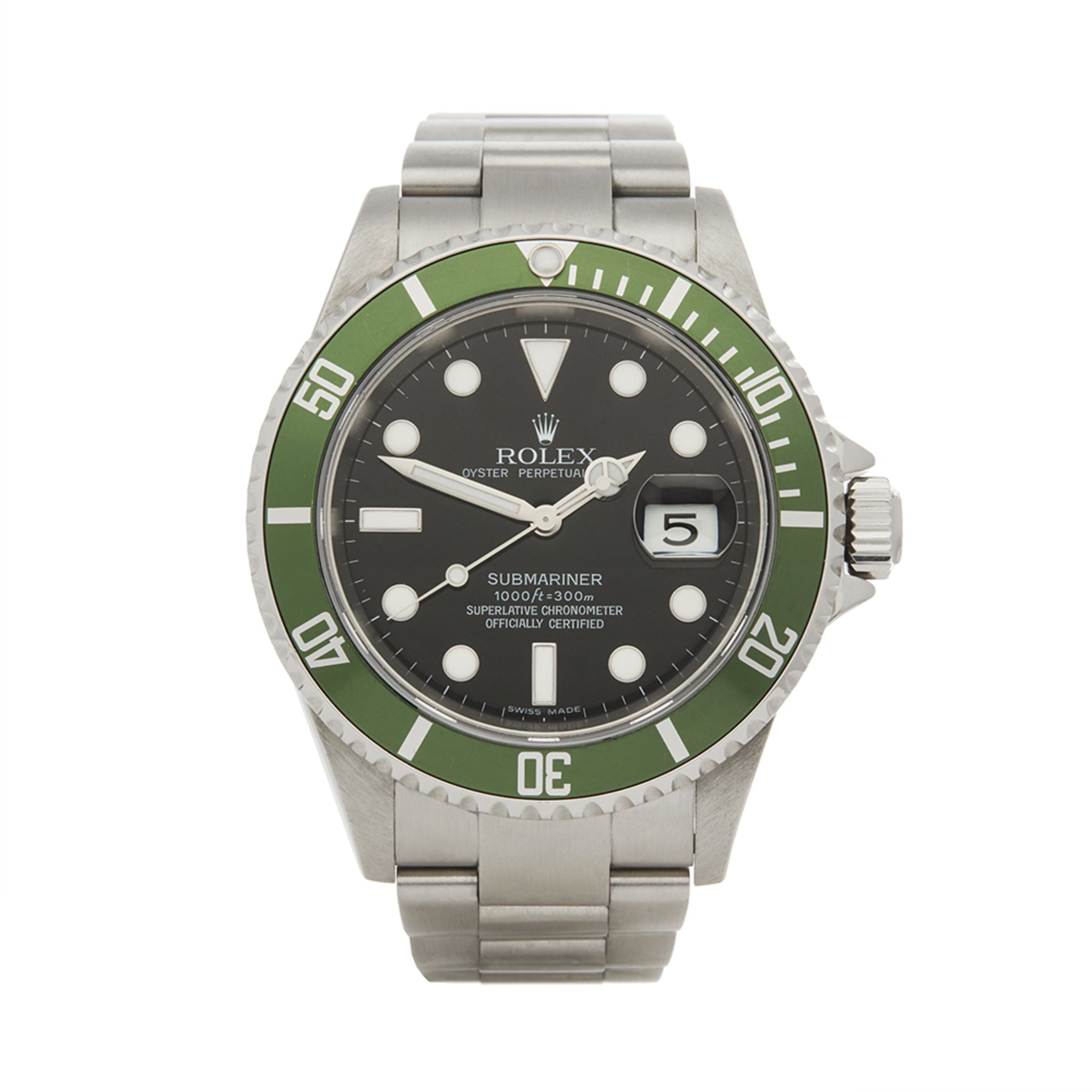 2006 Rolex Submariner Kermit Stainless Steel - 16610LV