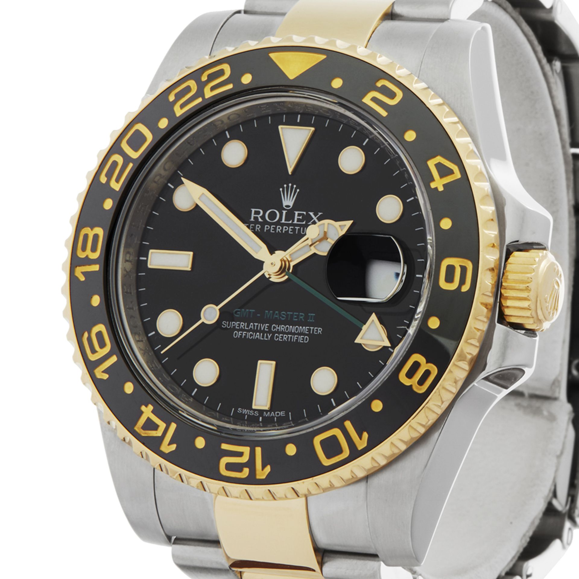 2013 Rolex GMT-Master II Stainless Steel & 18K Yellow Gold - 116713 - Image 7 of 8