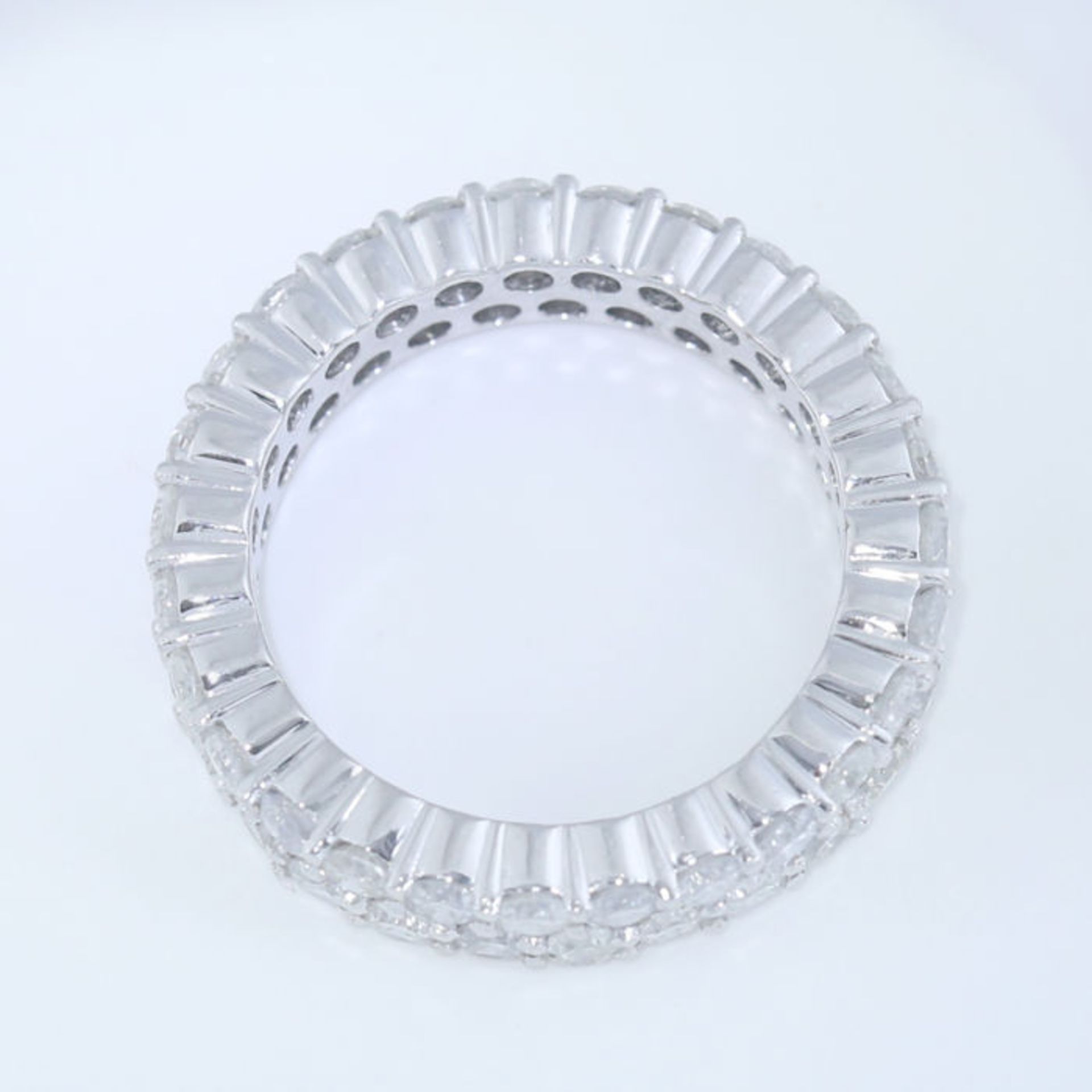 14 K / 585 White Gold Eternity Diamond Ring - Image 10 of 10