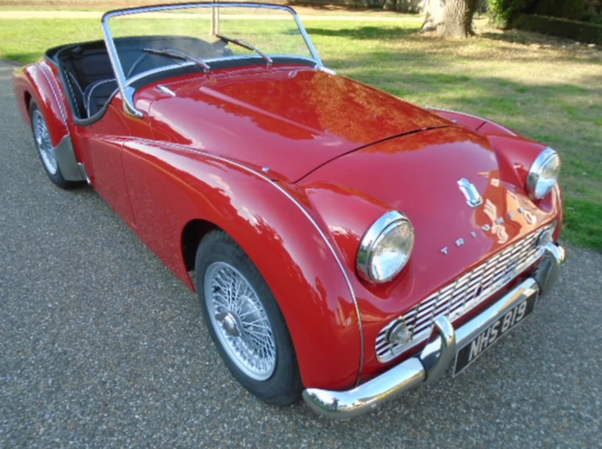 1958 Triumph TR3A Roadster.