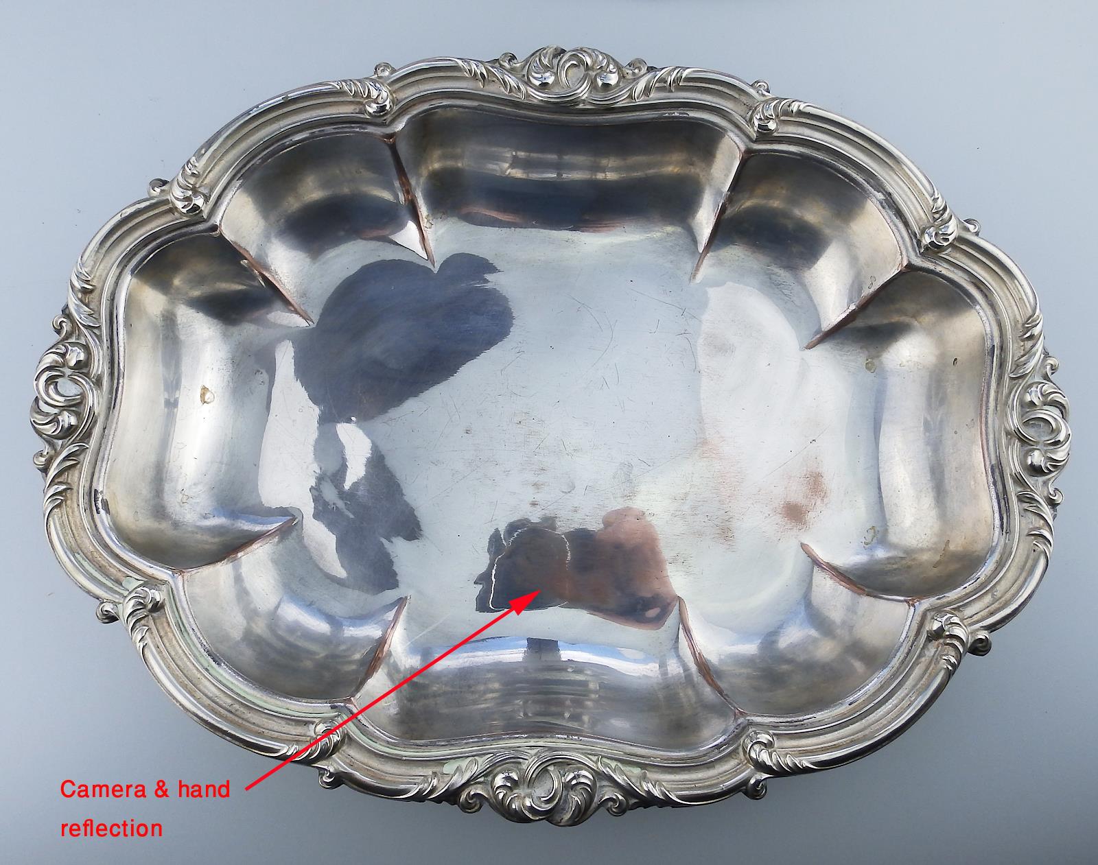 Transition Period Antique novelty Silver Plate EXTREMELY RARE Venison Dish 1840 - Image 10 of 13