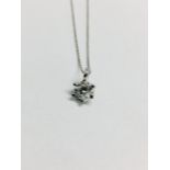 0.30ct diamond solitaire style pendant. Brilliant cut diamond, I colour and si3 clarity. Set in a