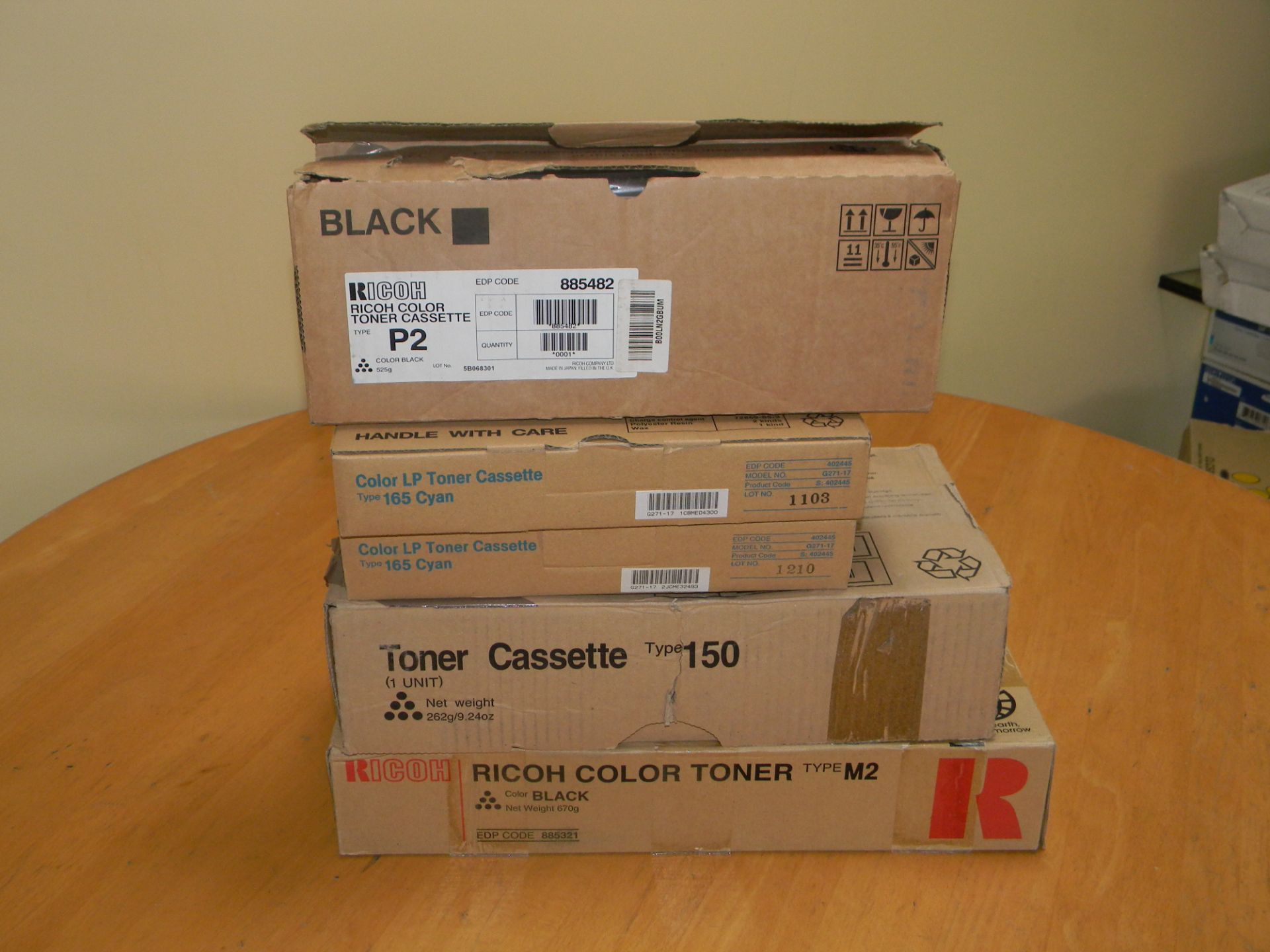 5 x Ricoh mix cartridges