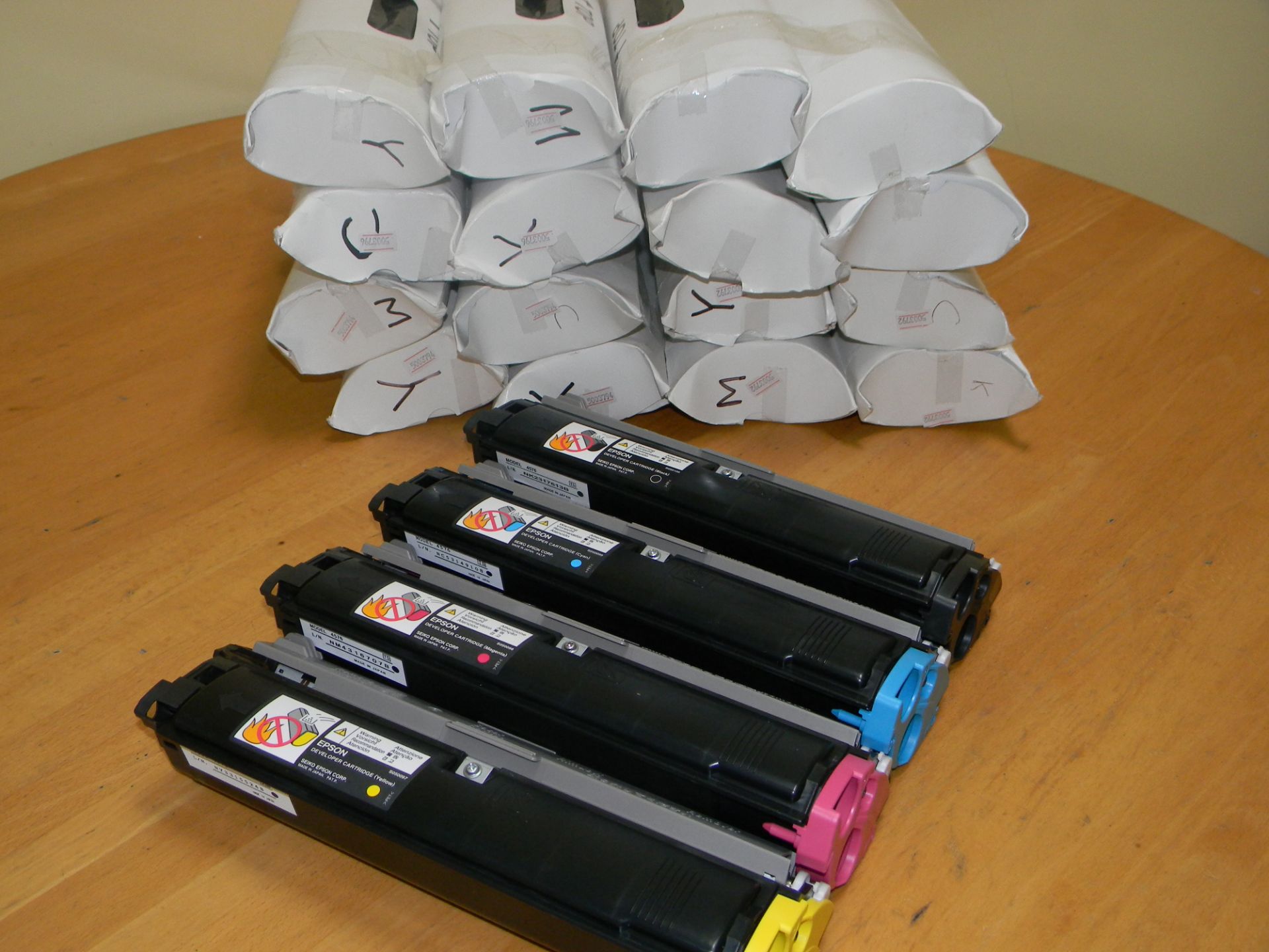 5 Complete Sets Epson Colour Toner Cartridge.