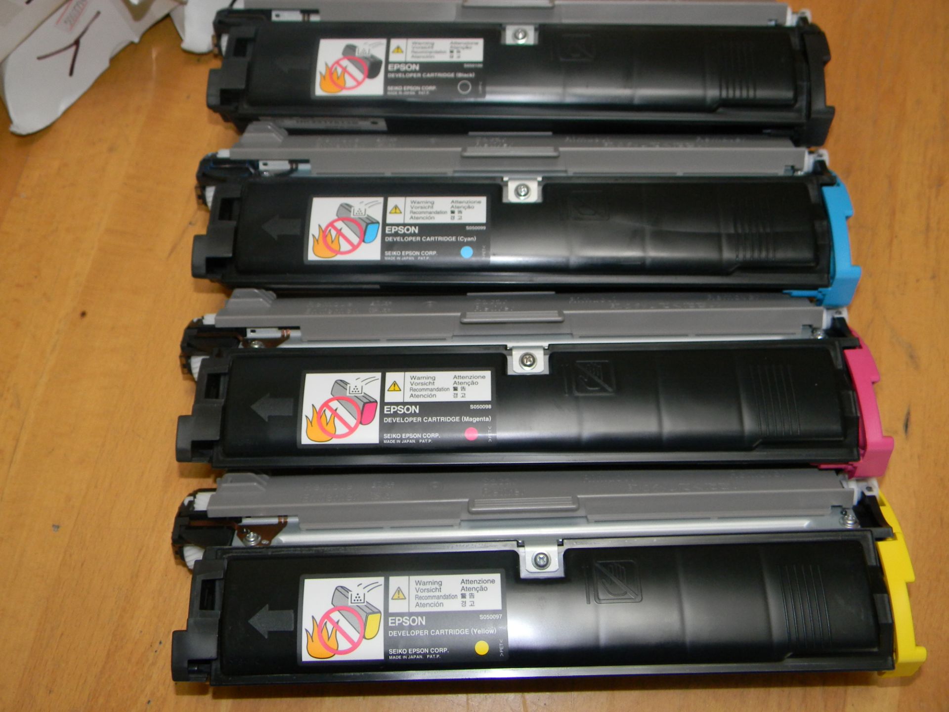 5 Complete Sets Epson Colour Toner Cartridge. - Image 2 of 2