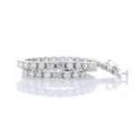 18ct White Gold Tennis Diamond Bracelet 3.49