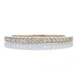 9ct Rose Gold Diamond Half Eternity Ring G SI 0.25