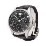 2012 IWC Pilot's Perpetual Calendar 18K White Gold - IW502307