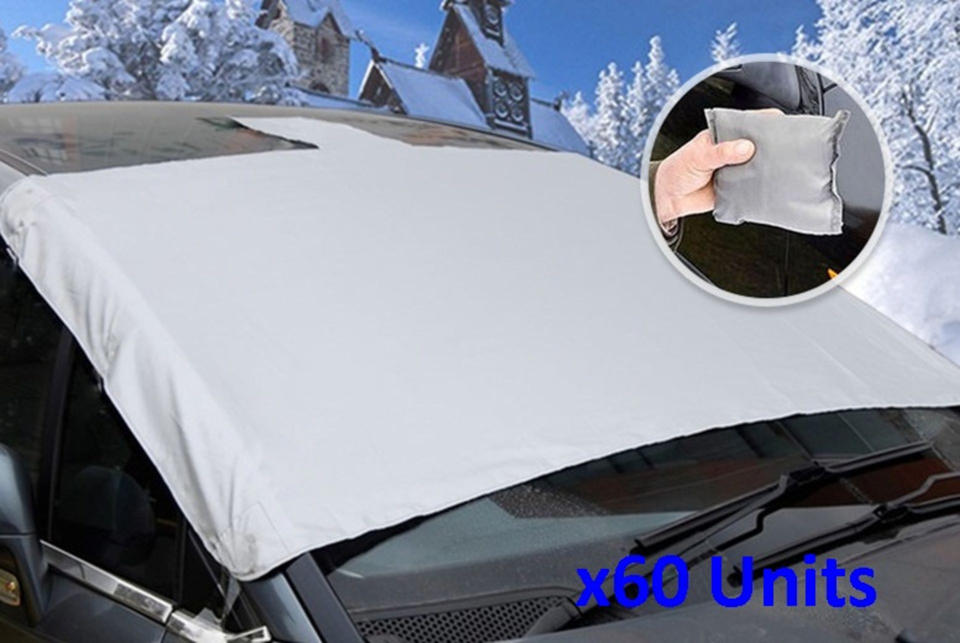 Magnetic Windscreen Covers Job Lot (x60 units)