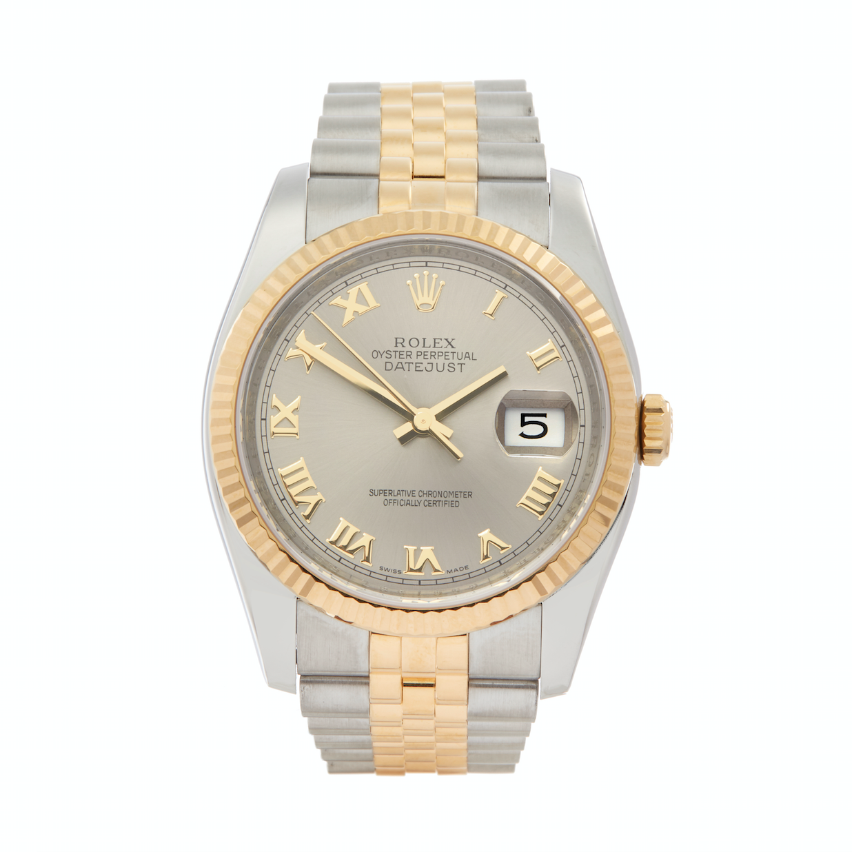 2013 Rolex Datejust 36 Stainless Steel & 18K Yellow Gold - 116233 - Image 8 of 8