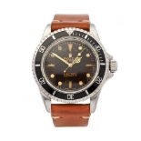 1964 Rolex Submariner Tropical Dial Stainless Steel - 5513