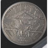 1 Münze, USA, 1/2 Dollar, 1937, Hundertjahrfeier Arkansas 1836-1936, vz.