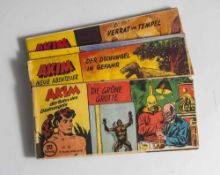 Akim, neue Abenteuer, Piccolo, Lehning Verlag, Hannover, 1950/60er Jahre, 5 Hefte, Nr. 70, 109, 124,