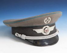 Schirmmütze, Nationale Volksarmee (DDR), Luftwaffe. Gr. 56. Originalzustand.