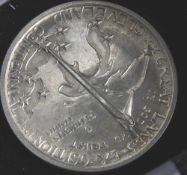 1 Münze, USA, 1/2 Dollar, 1936, Great Lakes Exposition zur 100 Jahrfeier der Stadt Cleveland in