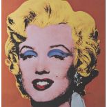 Warhol, Andy (1928-1987), Marilyn, Farboffsetdruck. Ca. 30 x 30 cm, PP, hinter Glas gerahmt.
