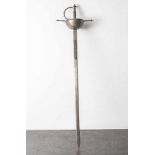 Glockendegen, Dekostück, auf Klinge bez. "Tizona Espanola", Alter unbekannt. L. Klinge ca. 85 cm, L.