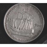 1 Münze, USA, 1/2 Dollar, Huguenot Walloon Tercentenary 1624-1924 Founding of New Netherland, vz.