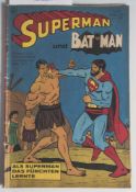 Superman & Batman, Heft 9, "Als Superman das Fürchten lernte", Ehapa-Verlag, Stuttgart, 6. Mai 1967.