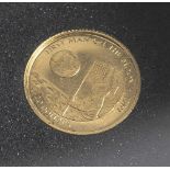 1 Münze, Cook Islands, 20 Dollar, 1995, Gold, First man on the moon 1969.