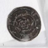 1 Münze, Würzburg, Bistum, Gerhard von Schwarzburg 1372-1400, Pfennig (um 1375-1380), Brustbild