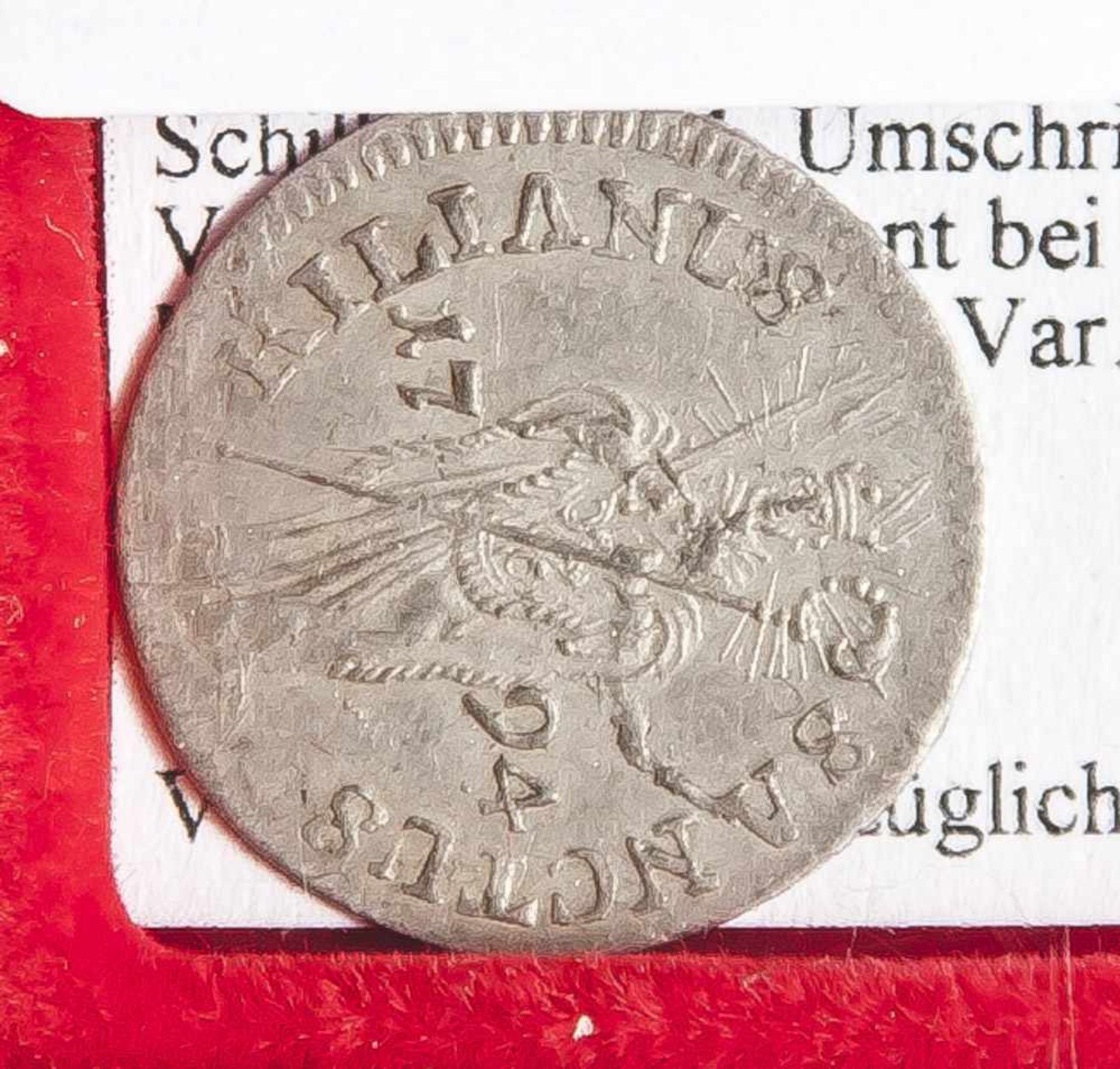 1 Münze, Würzburg Bistum, Franz Ludwig von Erthal 1779-1795, Schilling 1794, Umschrift der