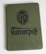 Turnerpass und Führerausweis Nr. 1, 1933.