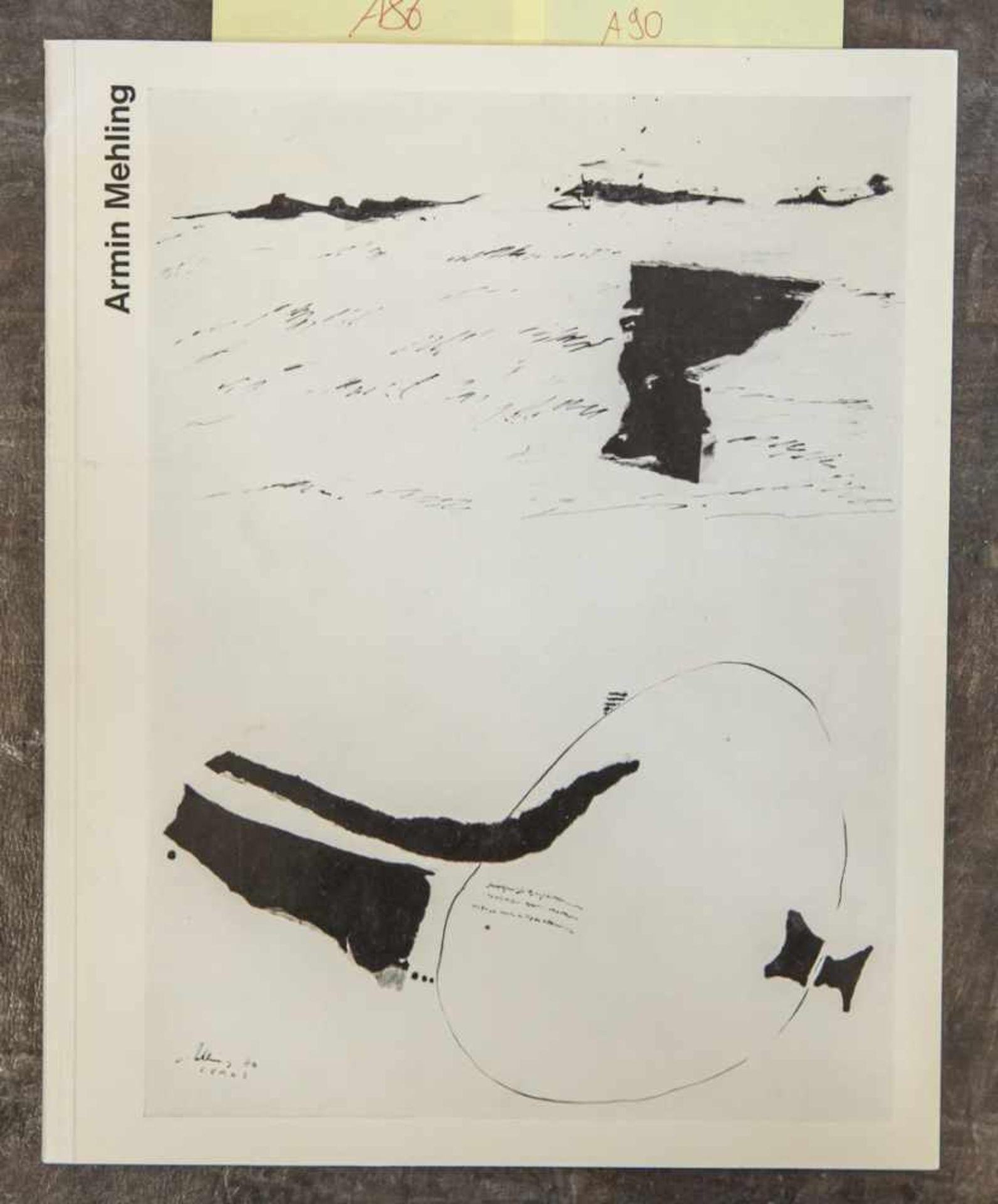 Mehling, Armin, Werkverzeichnis, Bochum 1971, mit persönlicher Widmung des Künstlers, Herstellung