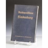 Buch "Reichspräsident Hindenburg", hrsg. von der Hindenburgspende, 1927, Otto Stollberg, Verlag