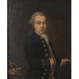 Langenhöffel, Johann Josef Fr., wohl (1750-1807), Halbkörperporträt des jungen Wolfgang Amadeus