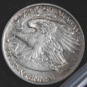 1 Münze, USA, 1/2 Dollar, 1921, State of Alabama Centennial 1819-1910.