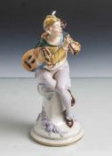 Figurine, Musikant, E.A. Müller, Schwarza Saalbahn, Thüringen, 1. Hälfte 20. Jahrhundert, auf