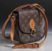 Damenhandtasche, Louis Vuitton, Saint-Cloud PM in Monogram Canvas, mit Schulterriemen, ca. 16 x 18 x