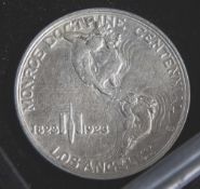 1 Münze, USA, 1/2 Dollar, 1923, 100 Jahre Monroe Doktrin Los Angeles.