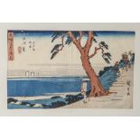 Ando, Hiroshige (1797-1858), Farbholzschnitt, ca. 21 x 33,5 cm, PP, ungerahmt.